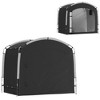 Outsunny Bike Storage Shed Tent, Portable and Waterproof with 210D Oxford Fabric and Carry Bag for 3-4 Bicycles, Black - 4 of 4