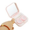 Unique Bargains Cartoon Animal Contact Lens Case Pink 1 Set - 2 of 4