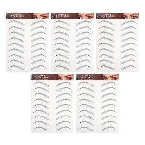 Unique Bargains Simulation Eyebrow Tattoo 5 Pcs - 1 of 4