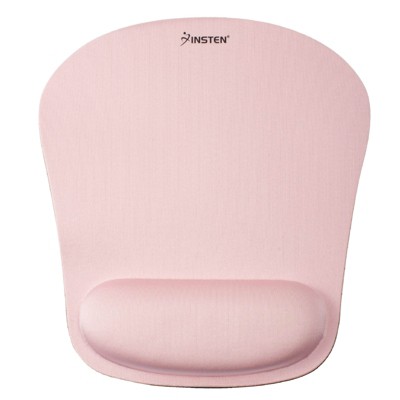 Insten Mouse Pad with Wrist Support Rest, Ergonomic Support Cushion, Easy Typing & Plain Relief, Trapeziod, 9.4 x 8.4 inches