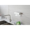 Stainless Steel Paper Towel Holders, 12-inch, 2-Pack - Self-Adhesive or Screw Mount for Kitchen. - 4 of 4