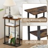 KTMBDW Side Table, Small End Table, Tall Nightstand for Living Room, Bedroom, Office, Bathroom - 4 of 4