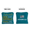 Skip's Garage | Gameday Jacksonville Football Synergy Pro Green Cornhole Bags (Set of 4) - 2 of 4