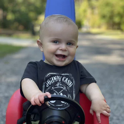 user image by guest review, Toddler Boys' Johnny Cash Short Sleeve T-Shirt - Black