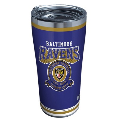 NFL Baltimore Ravens 20oz Vintage Stainless Tumbler