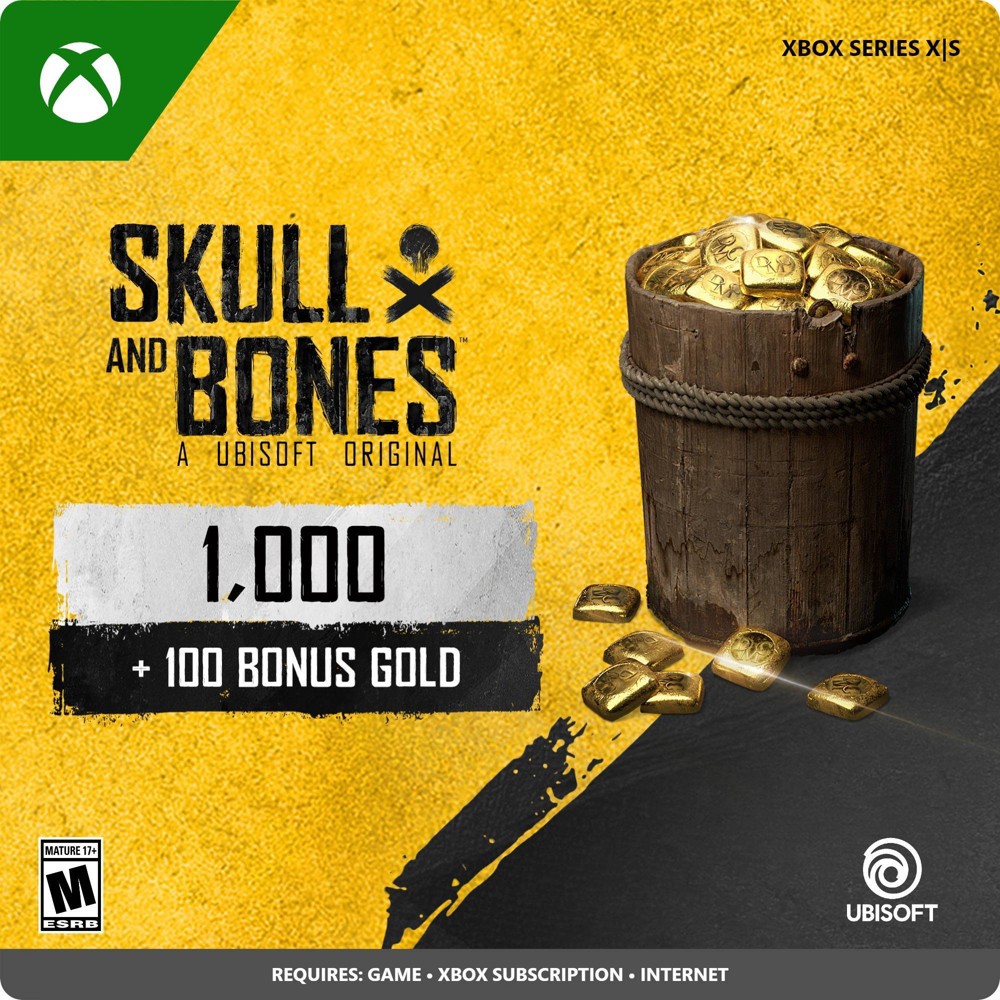 Photos - Console Accessory Microsoft Skull and Bones 1,100 Gold - Xbox Series X|S  (Digital)