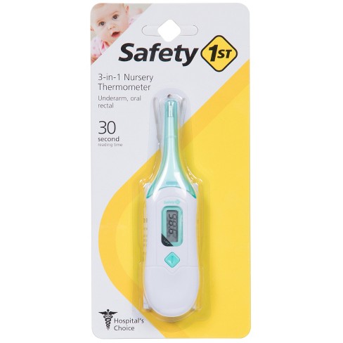 Safety 1st Rapid Read 3-in-1 Thermometer 30 Sec Reading Baby Kids Oral  Rectal