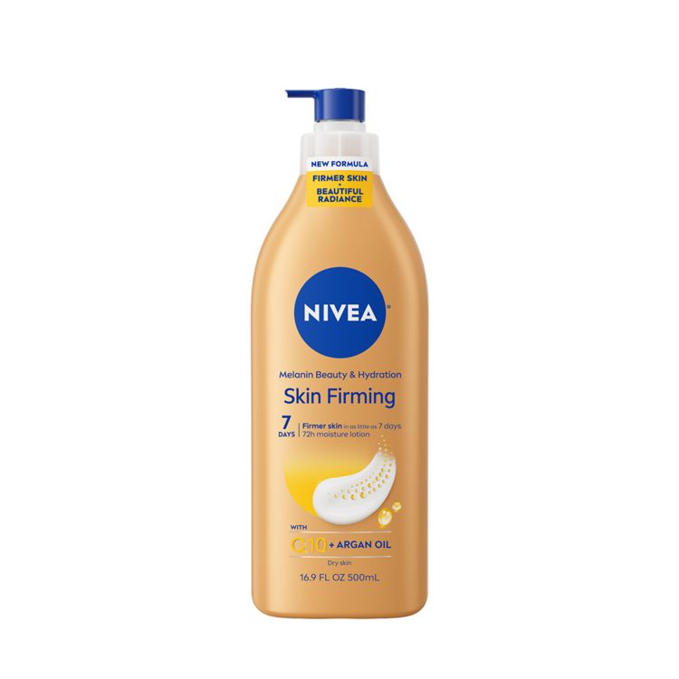 NIVEA Q10 Skin Firming Melanin Beauty & Hydration Body Lotion: Moisturizing Pump for Normal & Dry Skin, 16.9 fl oz, 1 of 11