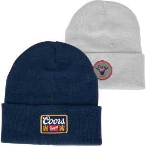 Adult Coors Logos Knit Cuffed Beanies 2-Pack - 1 of 3