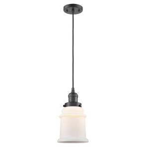 Canton - 1 Light Cord Hung Mini Pendant In Industrial Style-10 Inches Tall and 6 Inches Wide - 1 of 1