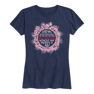 Women's - Dr. Seuss - The Grinch Every Who Singing Short Sleeve Graphic T-Shirt - 1 of 4