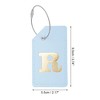 Unique Bargains Luggage Tag Light Blue 1 Pc - 2 of 4