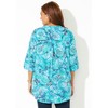 Catherines Women's Plus Size Pintuck Buttonfront Blouse - 3 of 4