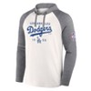 MLB Los Angeles Dodgers Men's White Long Sleeve Lightweight Bi-Blend Hooded Sweatshirt - 2 of 3