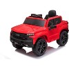 Garvee 12V Kids Ride-On Truck – Electric Silverado Trail Boss with Remote Control, MP3/Bluetooth, LED Lights & Suspension - 3 of 4