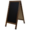 Sunnydaze Double-Sided Magnetic A-Frame Chalkboard with Chalk Markers - 48 in x 24 in - 4 of 4