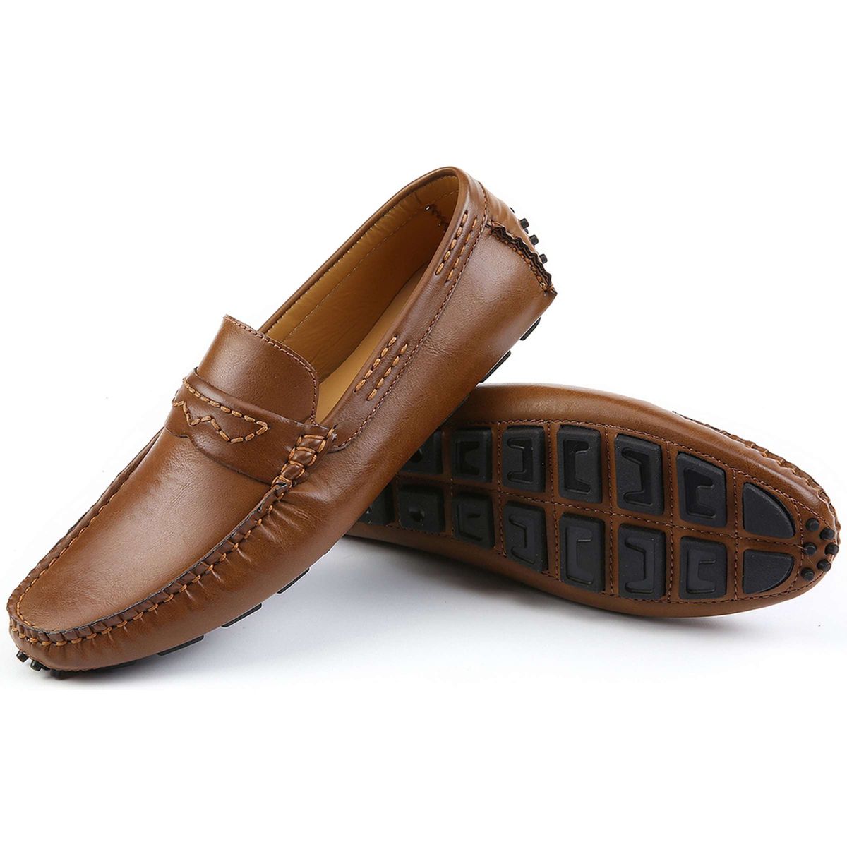 Mio Marino Slip-On Tread Casual Loafers - thumbnail 7