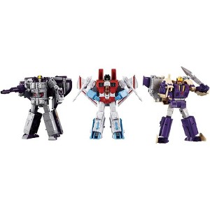 Triple Takeover Set of 3 Premium Finish | Transformers Dramatic Capture Action figures - 1 of 4