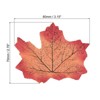 Unique Bargains Wedding Party Thanksgiving Halloween Decoration Autumn Artificial Maple Leaves - 2 of 4