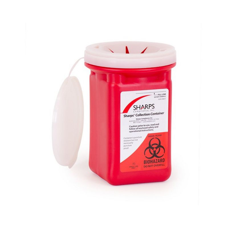 Sharps Recovery System Mailback Sharps Container 0.25 gal. Vertical Entry, 3 of 4