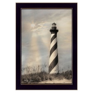 Cape Hatteras Lighthouse By Lori Deiter, Printed Wall Art, Ready To Hang Framed Poster, Black Frame - 1 of 1