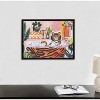 Kate & Laurel All Things Decor 16"x12" Gallery Bold Maximalist Tiger in Bubble Bath Print by The Creative Bunch Studio Black - image 4 of 4