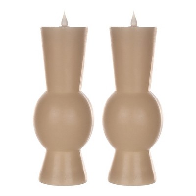 Simplux Designer LED Candle with remote (Set of 2)