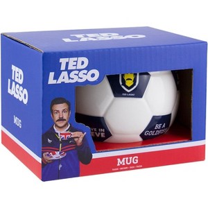 Paladone Ted Lasso Football Shaped Mug | Officially Licensed Ted Lasso Merchandise FÃºtbol or Soccer Coffee Mug - 1 of 4