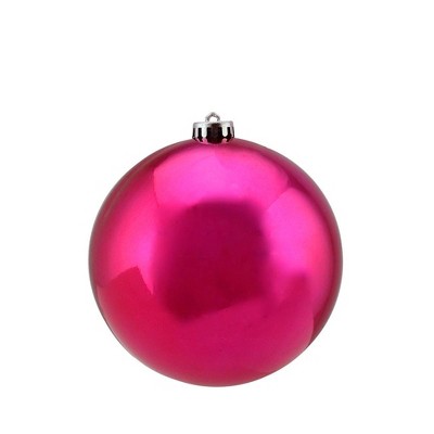 Northlight 6" Shatterproof Shiny Christmas Ball Ornament - Pink