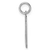 Black Bow Jewelry Sterling Silver, Athletic Collection, Small Polished Number 49 Pendant - 2 of 4