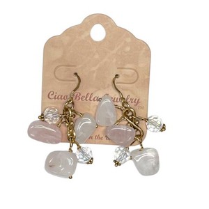 Michelle Marie Boutique's Handmade Gemstone Cluster Dangle Earrings - 1 of 4