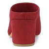 Allegra K Women's Pointed Toe Slip on Block Heel Slide Mules - 4 of 4