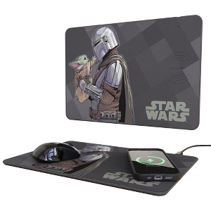 Star Wars Mandalorian Color Block 15-Watt Wireless Charger and Mouse Pad - 1 of 3