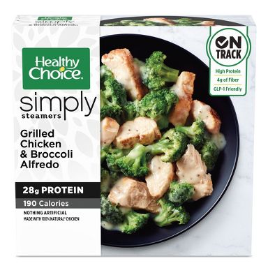 Healthy Choice Simply Steamers Frozen Chicken Broccoli Alfredo - 9.15oz