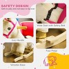 SEVOBAL Toy Vehicles Plush Ride On Unicorn Rocking Horse with Safety Belt for Toddlers - 2 of 4