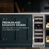 Whynter BWR-171DS Elite 17 Bottle Seamless Stainless Steel Door Dual Zone Built-in Wine Refrigerator - 3 of 4