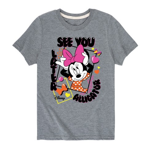 Boys' - Disney - Minnie Later Alligator Short Sleeve Graphic T-Shirt - image 1 of 4