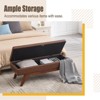 MOONMISS solid wood feet for solid weighing,and bed end stool with storage function - 4 of 4