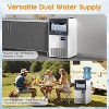 AMERLIFE Freestanding Commercial Ice Makers with Storage Capacity, Stainless Steel, Self-Cleaning, Ideal for Home, Bar & Restaurant Use - 4 of 4