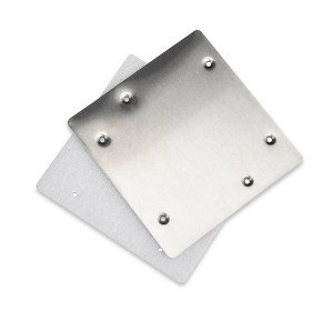Swimline HydroTools Swimming Pool Wall Skimmer Winterizing Plate 8.25" - Stainless Steel - 1 of 3