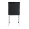 Syemin Dining Chairs Set of 2 Bar Stools with Back Support Counter Height Dining Chairs Modern Kitchen Dining Room Chair, Black, 16"*18.5"*35.4" - 3 of 4