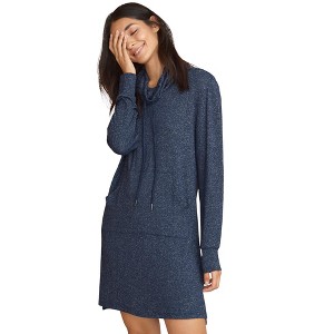 ellos Plus Size Funnel-Neck Lounge Sweatshirt Tunic - 1 of 4