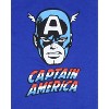 Marvel Boys Avengers Captain America Big Face Superhero Costume T-Shirt Kids - 2 of 3