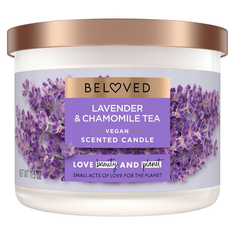 Beloved Lavender &#38; Chamomile Tea 2-Wick Vegan Candle - 11.5oz, 3 of 7