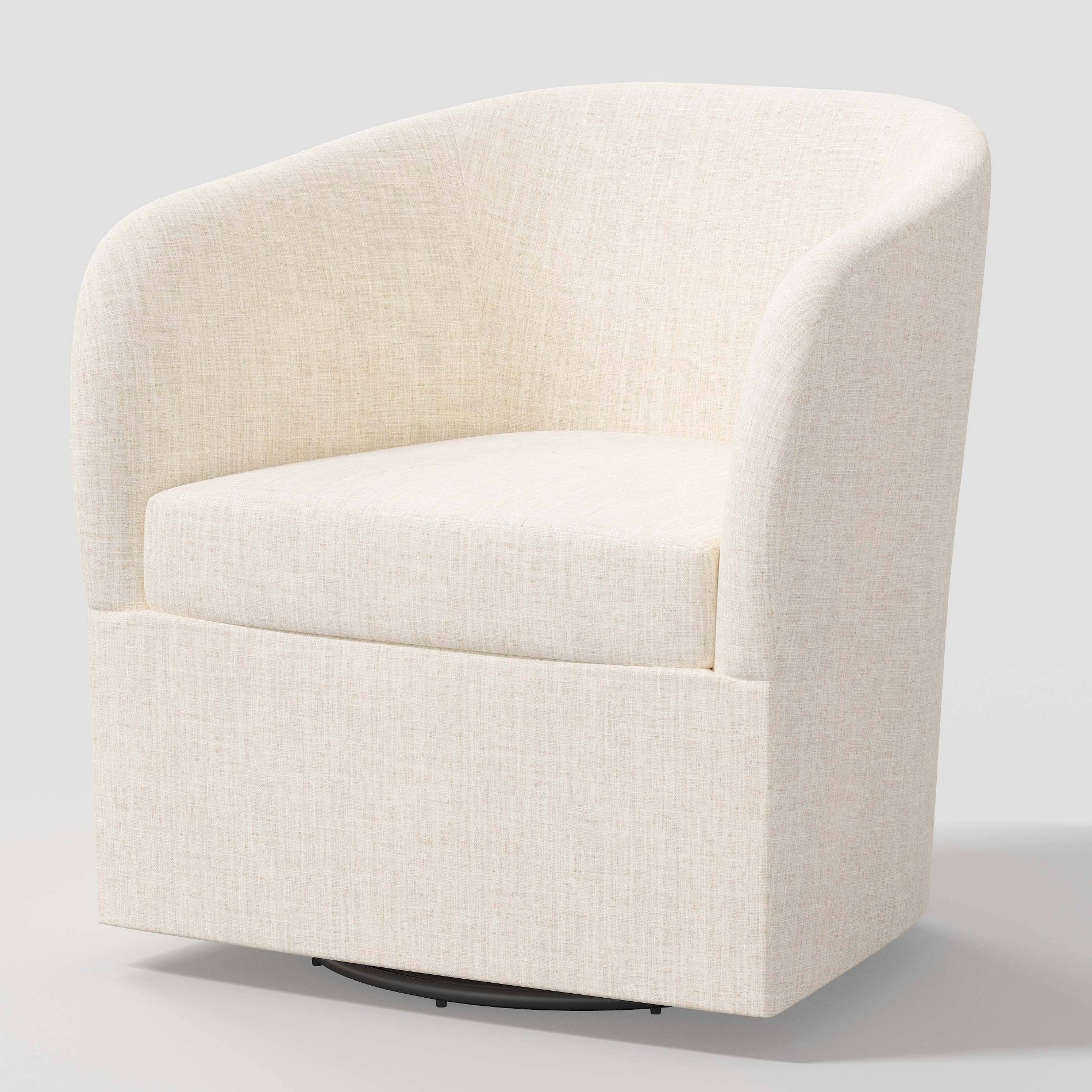 Rhea Swivel Chair in Linen Talc - Threshold™