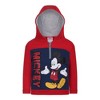 Disney Boy's Mickey Mouse Half Zip Pullover Fashion Hoodie - 3 of 4