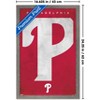 Trends International MLB Philadelphia Phillies - Logo 25 Framed Wall Poster Prints - 3 of 4