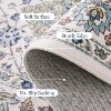 coucheta Multi-size Washable Area Rugs, Vintage Floral Printed Foldable Thin Soft Low-Pile Non-Slip Carpet, for Living Room, Bedroom, Dining Room - 3 of 4