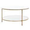 Risa Round Coffee Table with Storage - CK0430 - Gold - SEI - 4 of 4