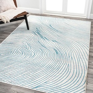 Arlo Woodgrain Geometric Area Rug - JONATHAN Y - 1 of 4